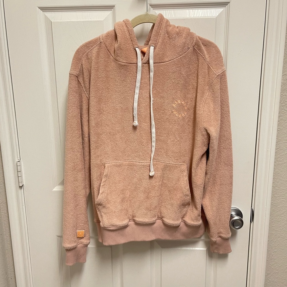 Absorb Island Peach Terry Pool Hoodie